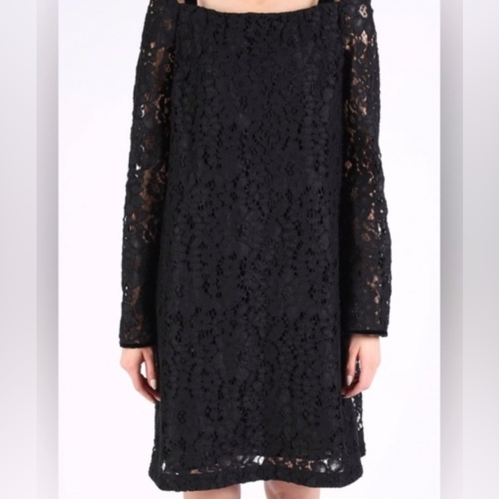 See by Chole black lace dress